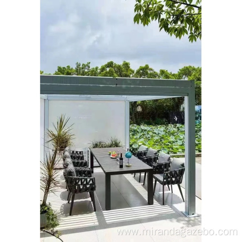 sun louvre pergolas awning backyard patio